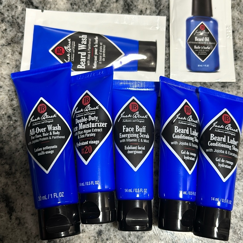 5-pc Beauty Jack Black men's travel size Bundle